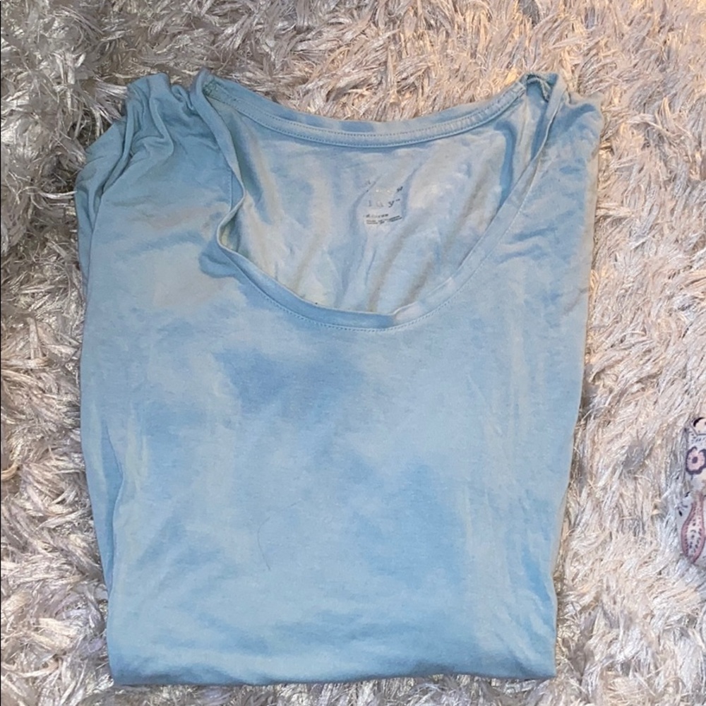 a new day light blue shirt